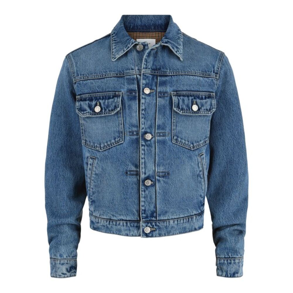 Bally Denim Jacket Blue Mens